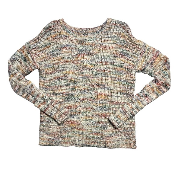 American Eagle Outfitters Multi Colored Knit Wool Blend Sweater M - Picture 1 of 9